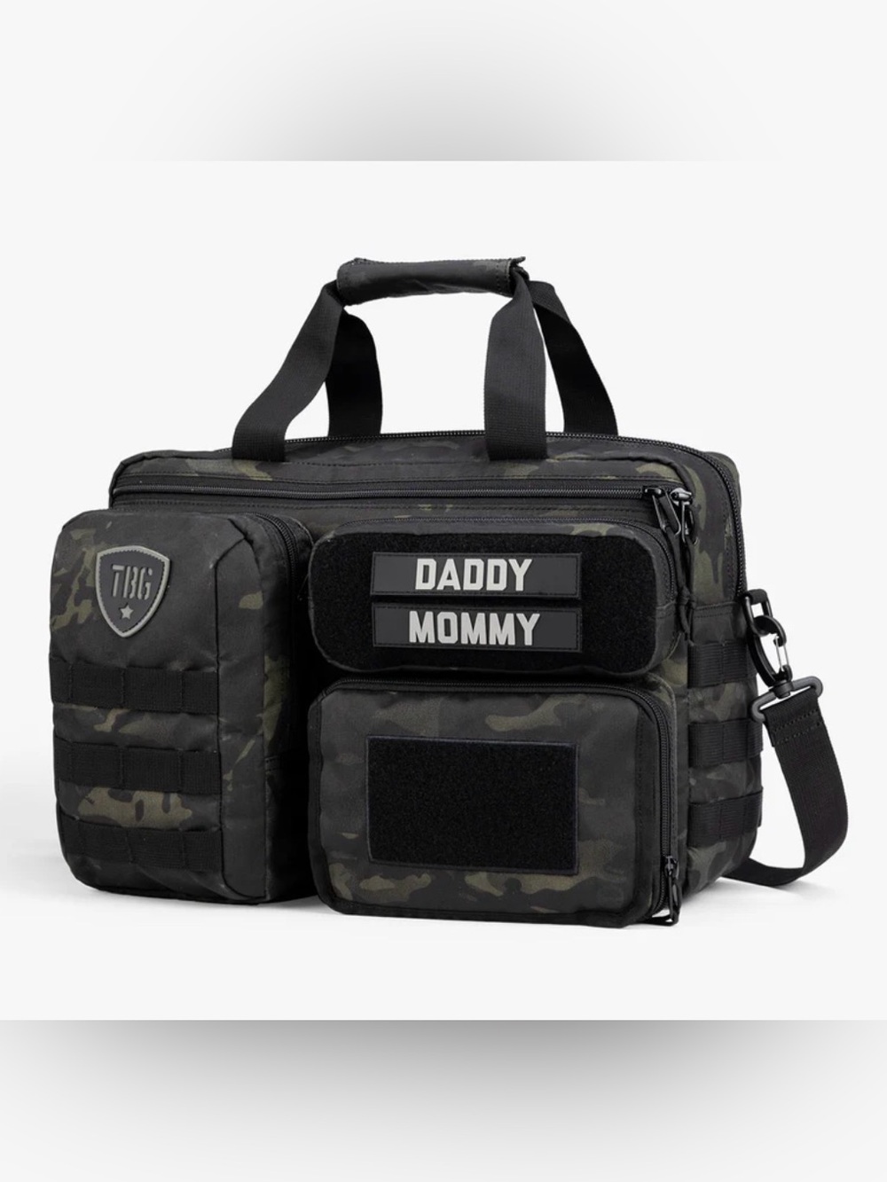 Tactical Baby Gear Deuce Diaper Bag Multicam Black